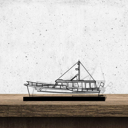 Coast Hopper 40OC Silhouette Metal Art Stand