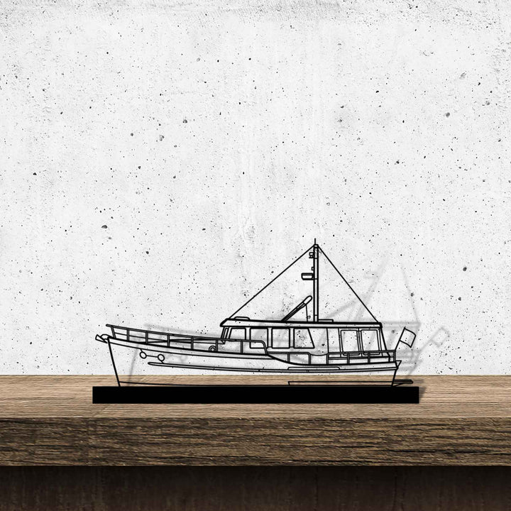 Coast Hopper 40OC Silhouette Metal Art Stand