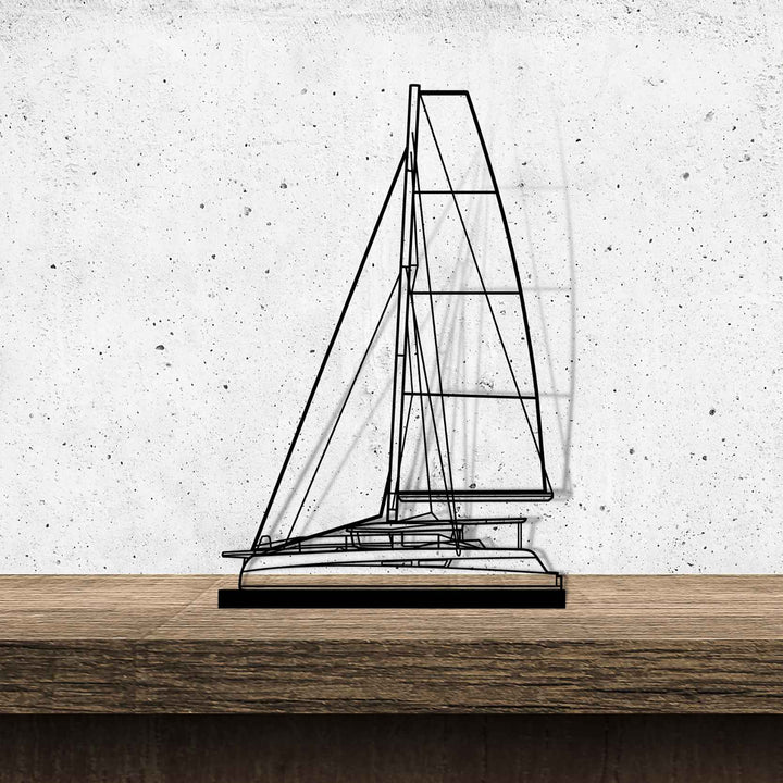 47 Silhouette Metal Art Stand