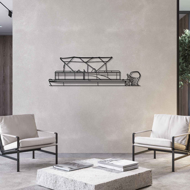 22 SSX Silhouette Metal Wall Art