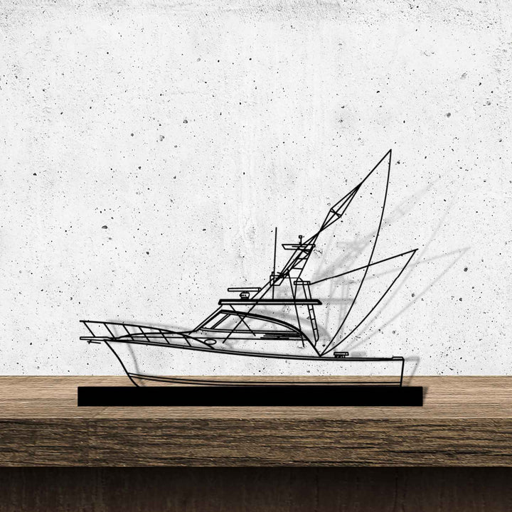 Express Silhouette Metal Art Stand