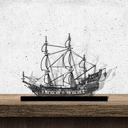 Queen Annes Revenge Metal Art Stand