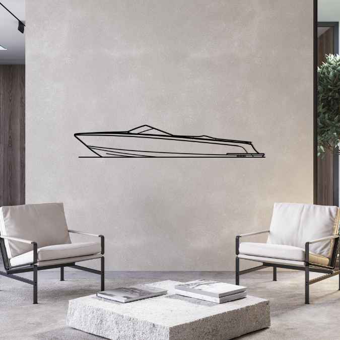 800 Spyder 2023 Silhouette Metal Wall Art