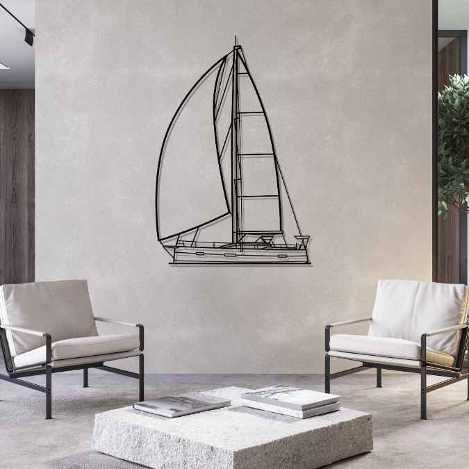 RM 1370 2018 Front Silhouette Metal Wall Art