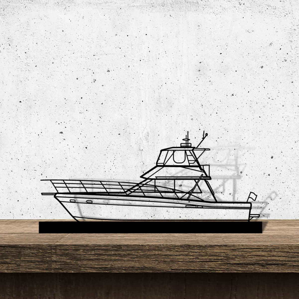 44 Flybridge Silhouette Metal Art Stand