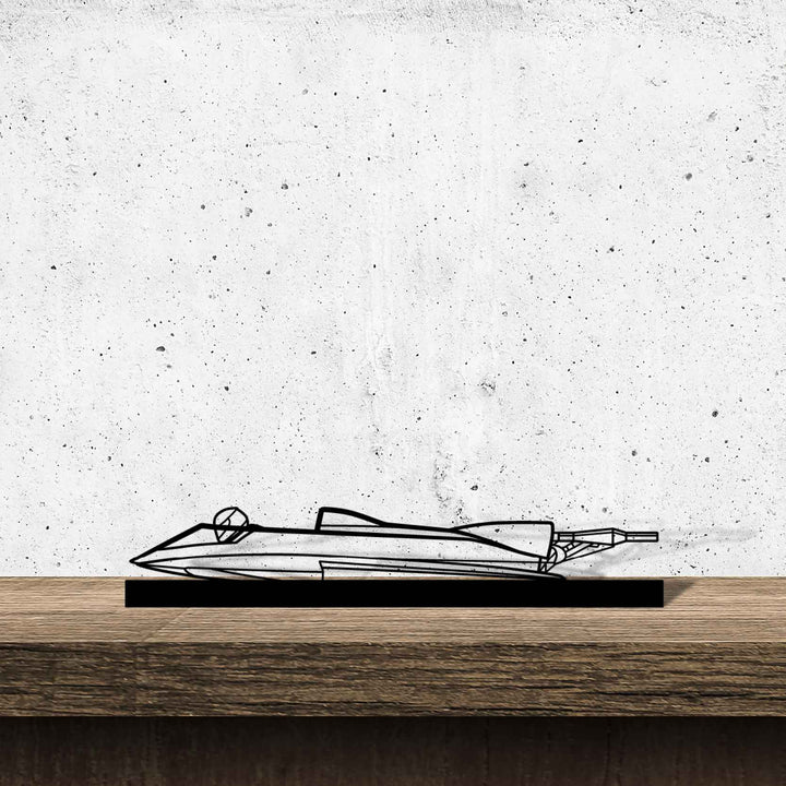 F250 Silhouette Metal Art Stand