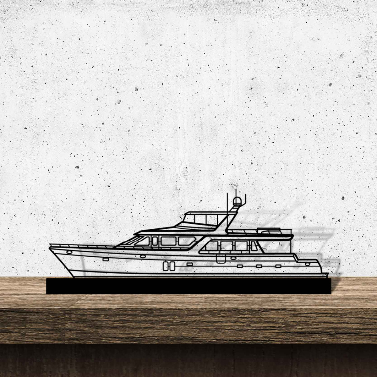 Pilothouse 80 Silhouette Metal Art Stand