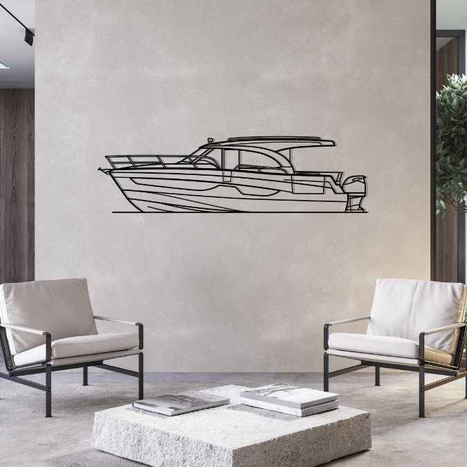 Antares 11 2023 Silhouette Metal Wall Art