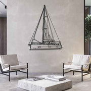 430 2021 Angle Silhouette Metal Wall Art
