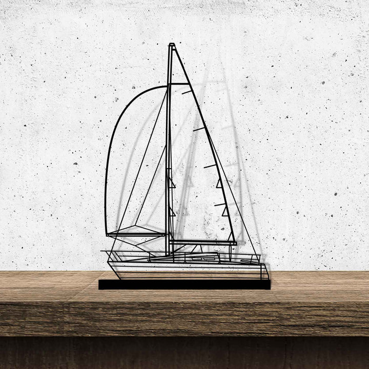 J30 Silhouette Metal Art Stand