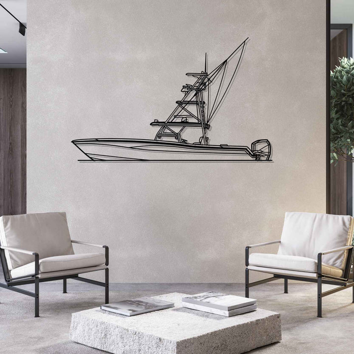 42 350S Silhouette Metal Wall Art
