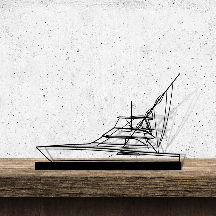 Convertible 52 Silhouette Metal Art Stand
