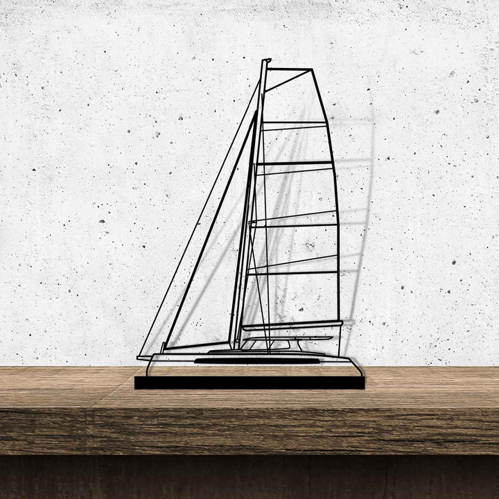 526 Silhouette Metal Art Stand