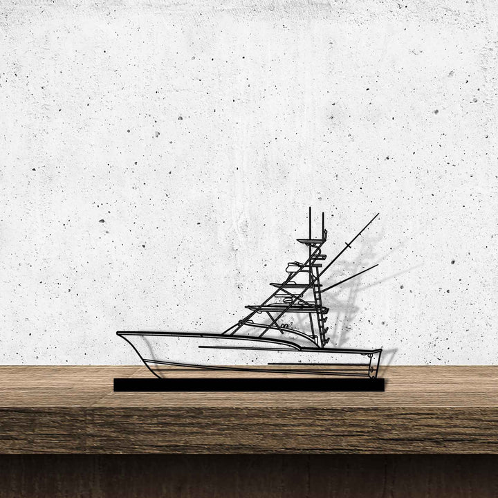 52 Sportfish Silhouette Metal Art Stand