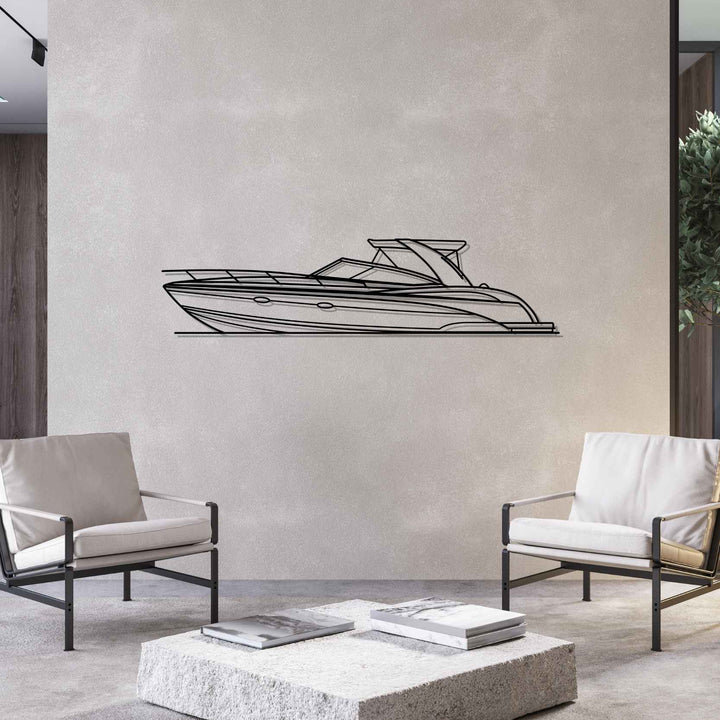 350 SS Silhouette Metal Wall Art