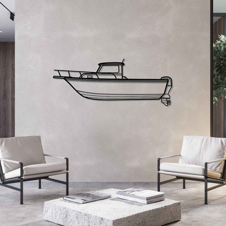 2120 Silhouette Metal Wall Art