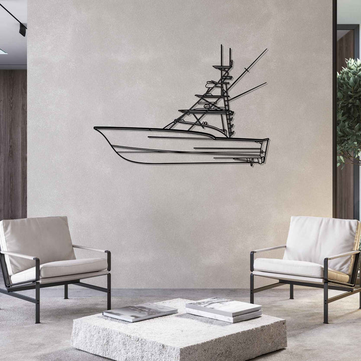 52 Sportfish Silhouette Metal Wall Art