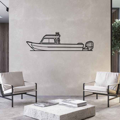 240 Pro Fish Silhouette Metal Wall Art