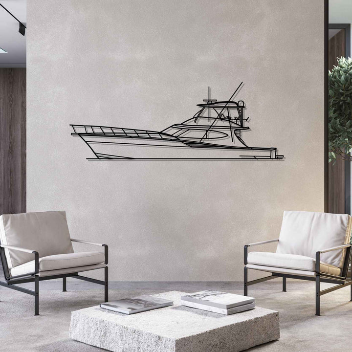 GT65 Carolina Silhouette Metal Wall Art