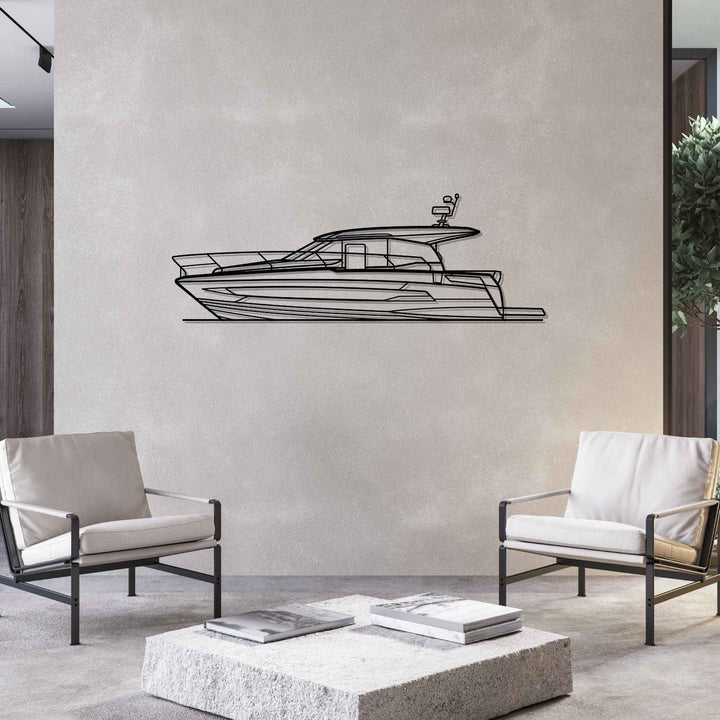 NC 37 Silhouette Metal Wall Art