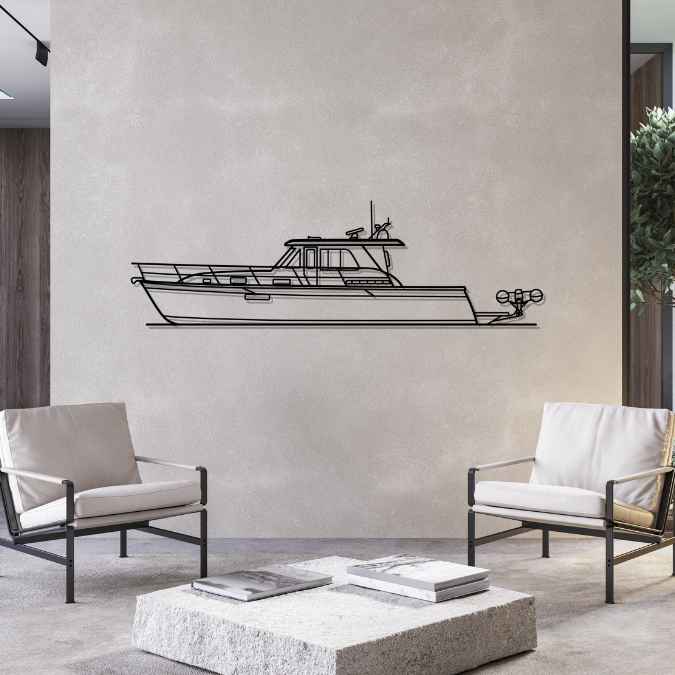 42 Salon Express 2014 Silhouette Metal Wall Art