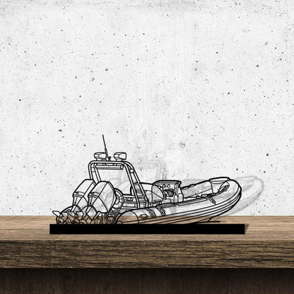 RIB 22 Silhouette Metal Art Stand