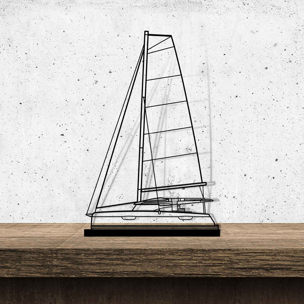 Elba 45 Silhouette Metal Art Stand