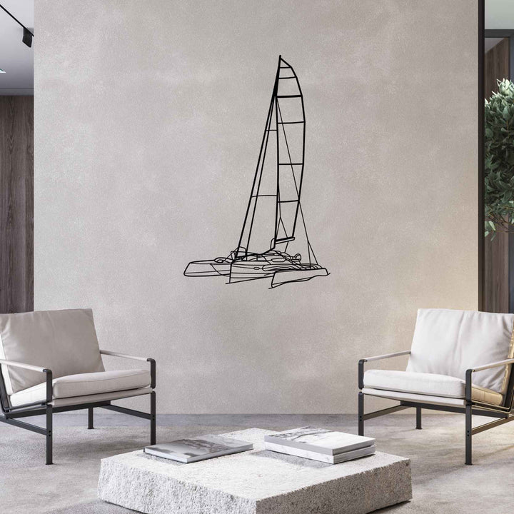 28 Angle Silhouette Metal Wall Art