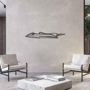 F250 Silhouette Metal Wall Art