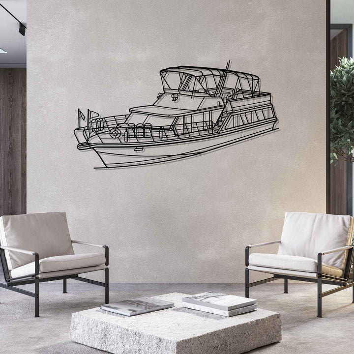51 Angle Silhouette Metal Wall Art