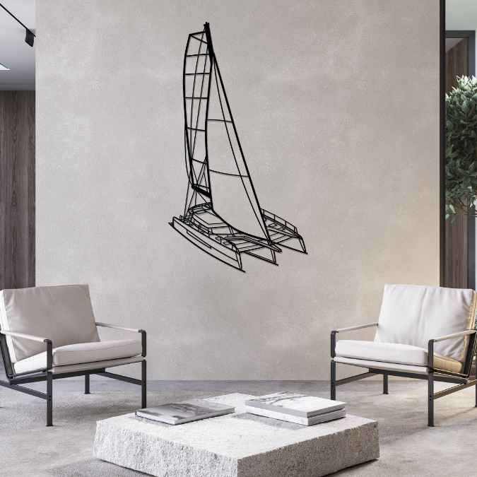 52 Angle Silhouette Metal Wall Art