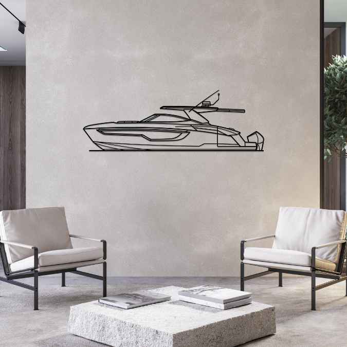 38 GLS 2022 Silhouette Metal Wall Art