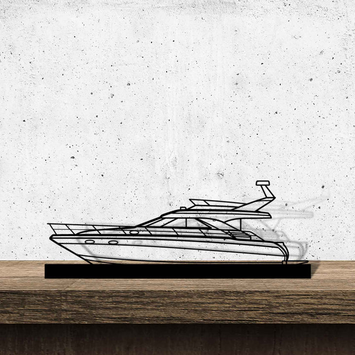 400 Sedan Silhouette Metal Art Stand