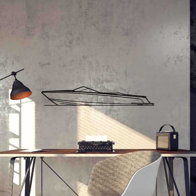 800 Spyder 2023 Silhouette Metal Wall Art