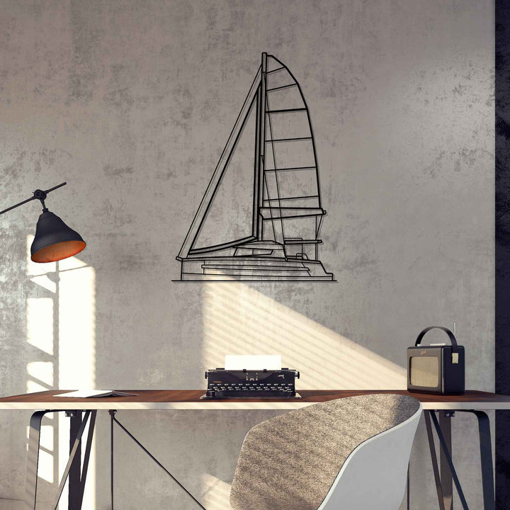4.3 Front Silhouette Metal Wall Art
