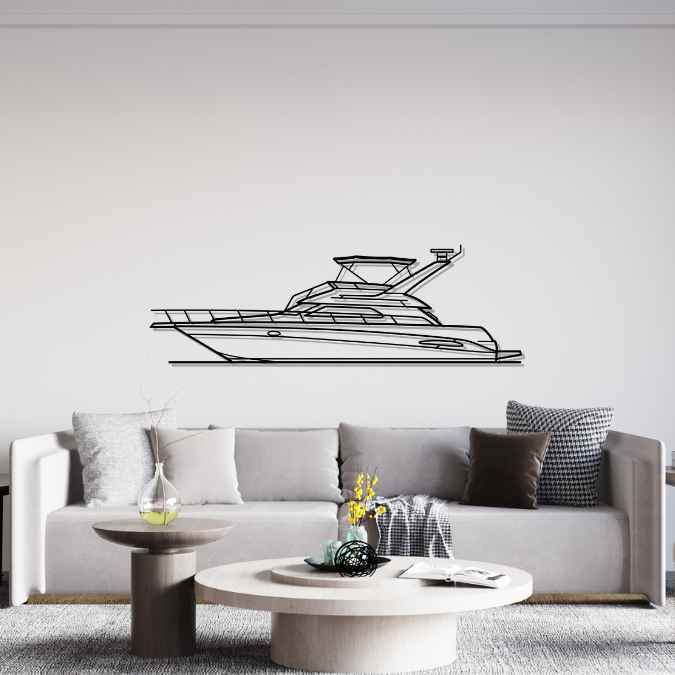 450 Express Bridge Silhouette Metal Wall Art