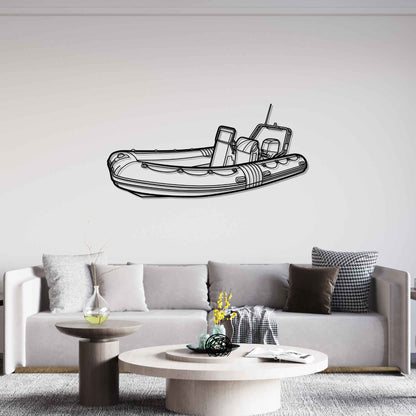 SuperSub 2005 Angle Silhouette Metal Wall Art