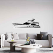 68 Pilothouse 2008 Silhouette Metal Wall Art