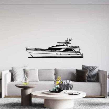 68 Pilothouse 2008 Silhouette Metal Wall Art