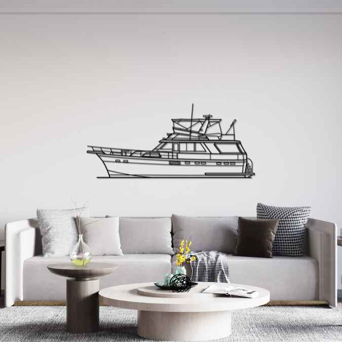 53 1978 Silhouette Metal Wall Art