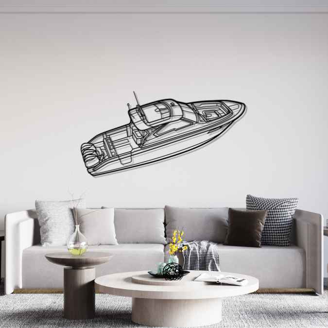 36 2019 Angle Silhouette Metal Wall Art