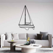 O Day 30 1984 Font Silhouette Metal Wall Art