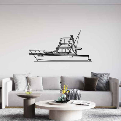 35 1984 Silhouette Metal Wall Art