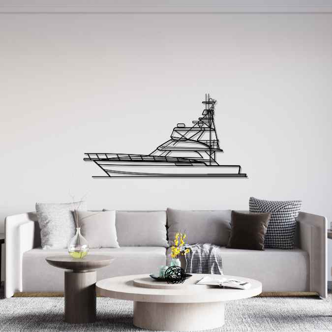 50 1989 Silhouette Metal Wall Art