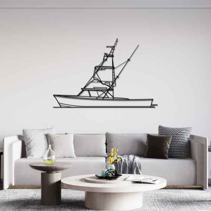 31 1973 Silhouette Metal Wall Art