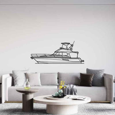 1180 Fly Silhouette Metal Wall Art