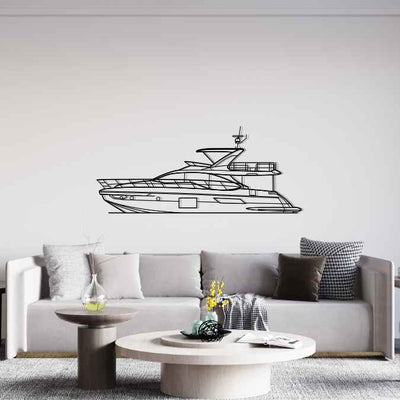 55 Fly 2021 Silhouette Metal Wall Art