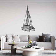 4.8 Angle Silhouette Metal Wall Art