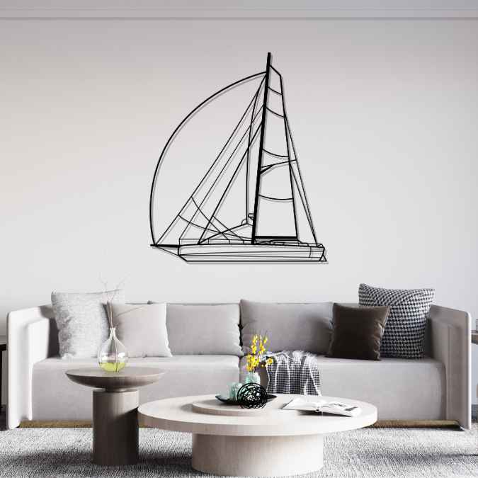 Class 40 Angle Silhouette Metal Wall Art