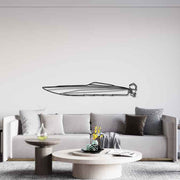 360 Cat Silhouette Metal Wall Art